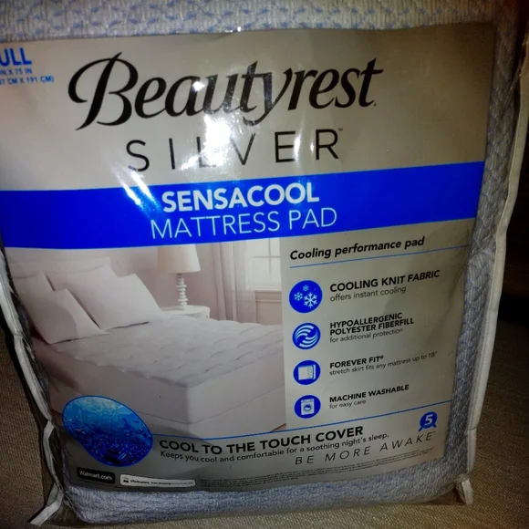 Beautyrest Silver Beautyrest Cooling Mattress Pad Bedding Beauty